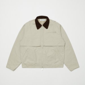 画像: BAL COTTON CANVAS STEALTH POCKET WORK JACKET ECRU