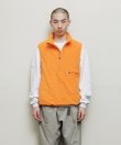 画像8: BAL DETACHABLE SLEEVE GRID FLEECE PULL OVER ORANGE (8)