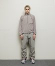 画像10: BAL DETACHABLE SLEEVE GRID FLEECE PULL OVER MILITARY GRAY (10)