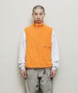 画像7: BAL DETACHABLE SLEEVE GRID FLEECE PULL OVER ORANGE (7)