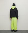 画像7: BAL DETACHABLE SLEEVE GRID FLEECE PULL OVER BLACK (7)