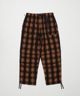 画像: BAL PLAID WIDE MOUNTAIN PANT BROWN