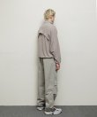 画像11: BAL DETACHABLE SLEEVE GRID FLEECE PULL OVER MILITARY GRAY (11)