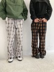 画像9: BAL PLAID WIDE MOUNTAIN PANT GRAY (9)