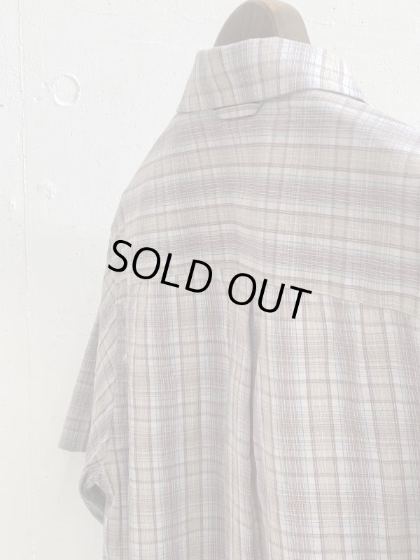 画像4: PWA LINEN MIX P/O SHIRT BEIGE CHECK (4)