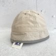画像1: USUAL THINGS SCRUTINY 6 PANEL HAT Washed Yellow-beige / Khaki (1)