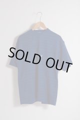 画像: TONE DOUBLE STITCH SS T SHIRT NAVY STRIPE