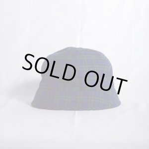 画像: TONE TIED HAT NAVY CHECK