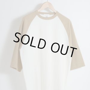 画像: TONE HI COTTON RAGLAN SHIRT BEIGE