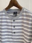 画像3: PWA STRIPED HENRYNECK S/S TEE CLOUD (3)