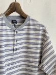 画像2: PWA STRIPED HENRYNECK S/S TEE CLOUD (2)