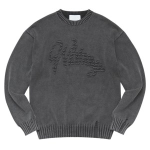 画像: WHIMSY FADED EMJAY SWEATER BLACK