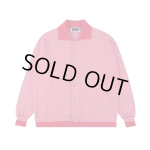 画像: PHINGERIN STRIPE KNIT SHIRT RED