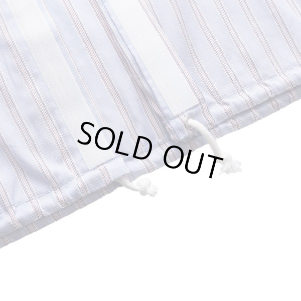 画像6: WHIMSY Hooded Apron Shirt Blue Stripe (6)