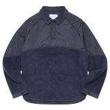 画像: WHIMSY Fleece Raglan Polo Navy
