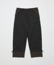 画像2: BAL PIGMENT NYLON TRACK PANT CARBON BLACK (2)