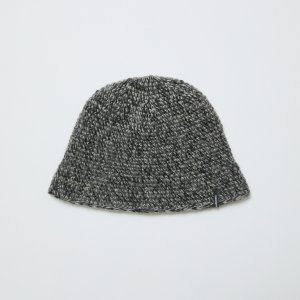 画像: BAL MIXED HAND KNIT BUCKET HAT BLACK