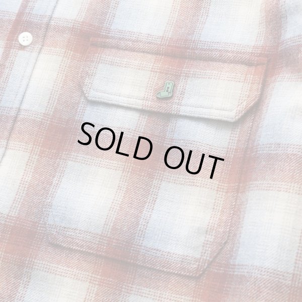 画像3: WHIMSY Heavy Wool Flannel Shirt Red (3)