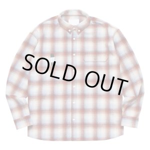 画像: WHIMSY Heavy Wool Flannel Shirt Red