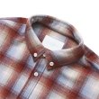 画像2: WHIMSY Heavy Wool Flannel Shirt Red (2)