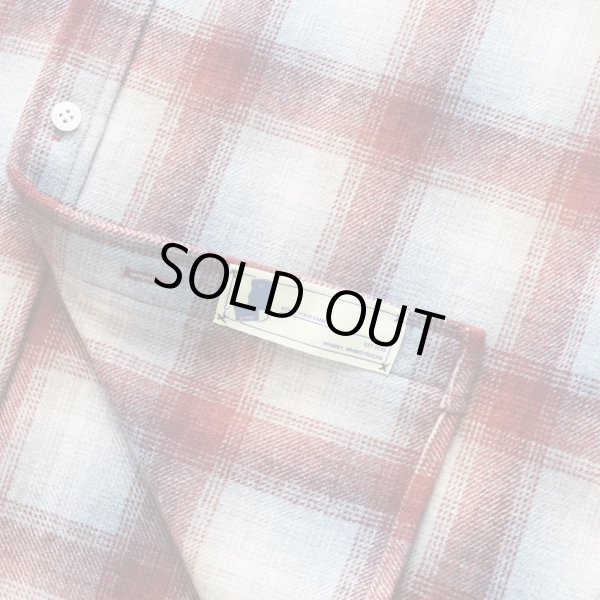 画像4: WHIMSY Heavy Wool Flannel Shirt Red (4)