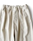 画像2: COMFORTABLE REASON Fleece Back Slacks IVORY (2)
