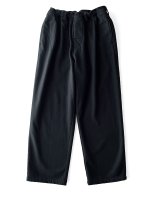 画像: COMFORTABLE REASON Fleece Back Slacks Black
