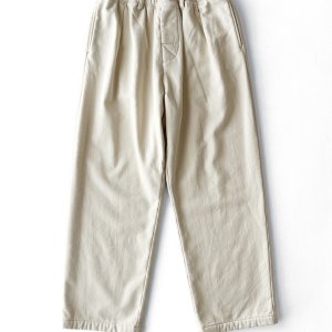 画像: COMFORTABLE REASON Fleece Back Slacks IVORY
