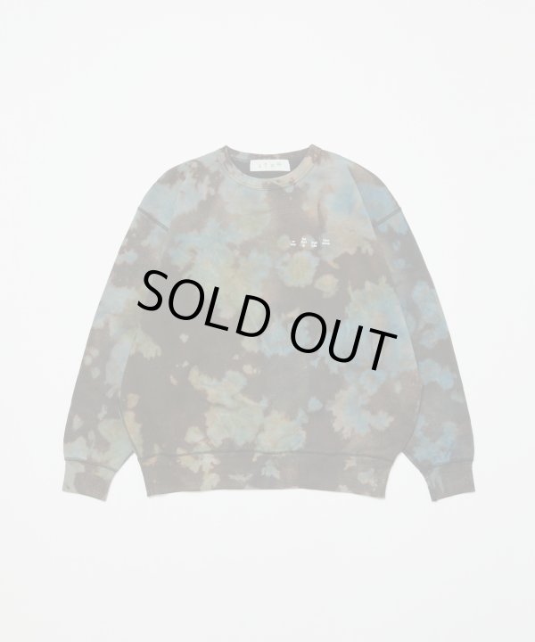 画像1: BAL LOGO TIE DYE CREW by YUKIDYE (1)