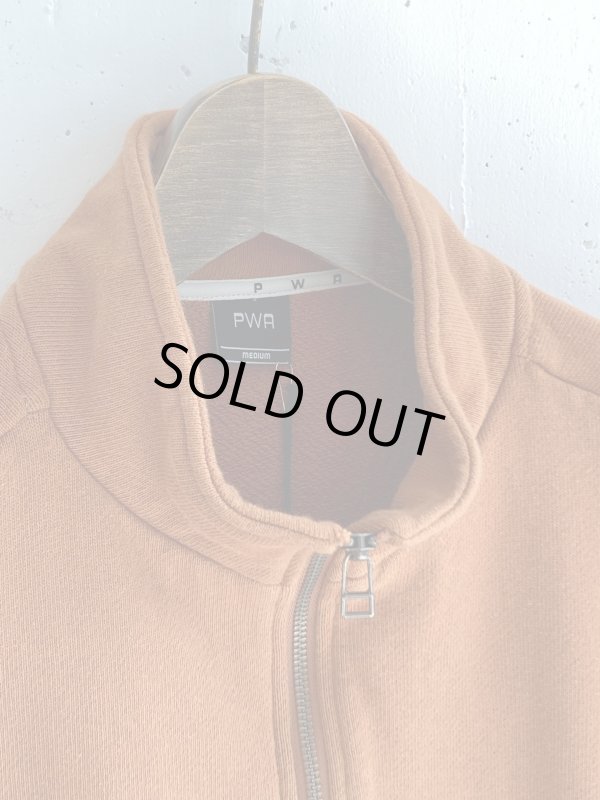 画像2: PWA CURLY SWEAT ZIP-UP TOPS ALMOND (2)