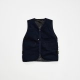 画像: rajabrooke CORDUROY VEST NAVY