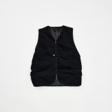 画像: rajabrooke CORDUROY VEST BLACK