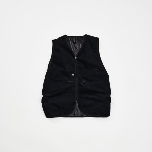 画像: rajabrooke CORDUROY VEST BLACK