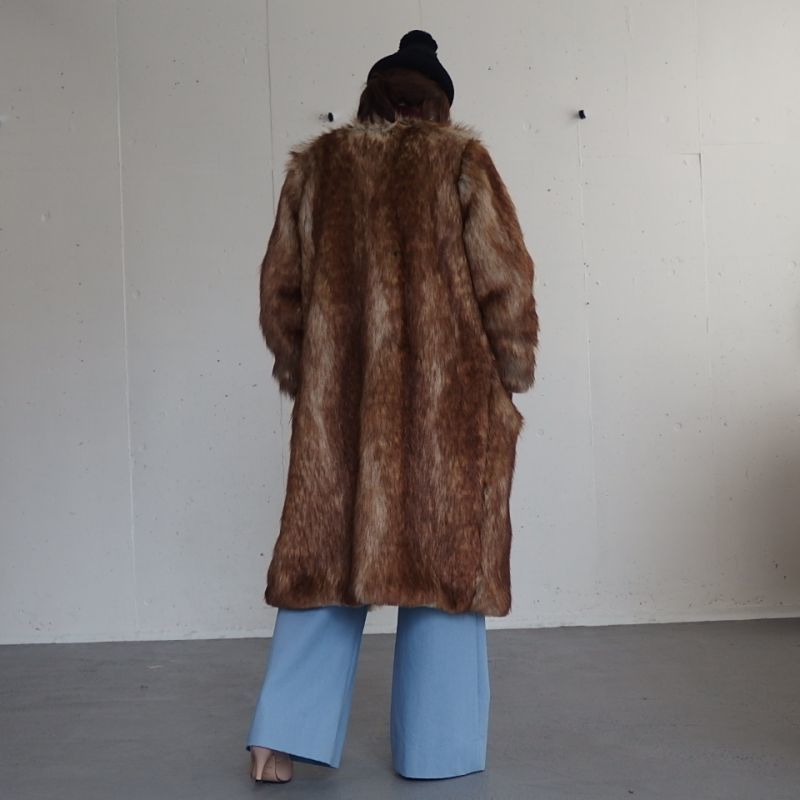 画像: EFILEVOL Fur Coat Beige