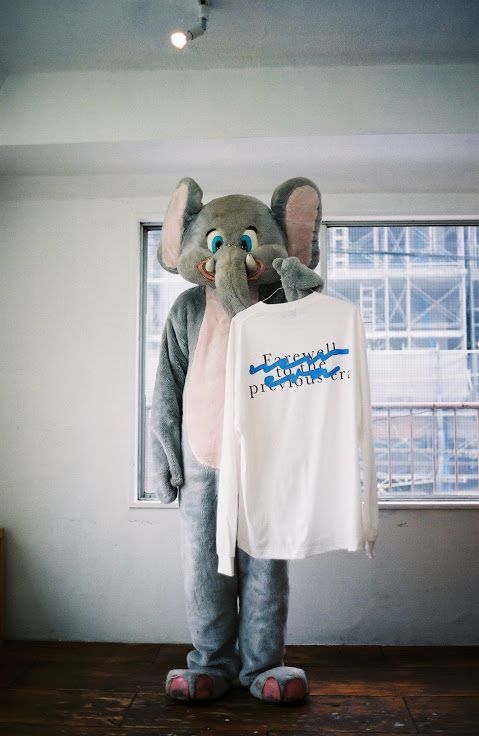 画像: EFILEVOL Elephant Costume Tee