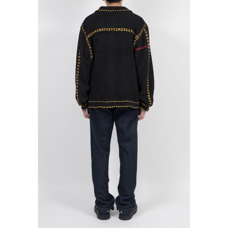 画像: PHINGERIN PG1 KNIT D:BLACK x RED x BLUE