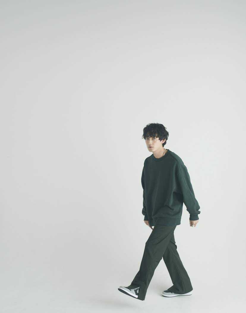 画像: EFILEVOL Piping pullover Green