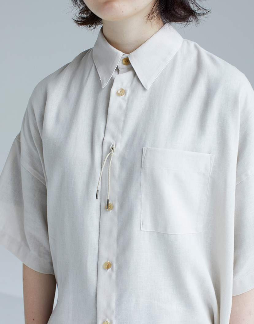 画像: THE NERDYS FLAX Linen Short Sleeve Shirt