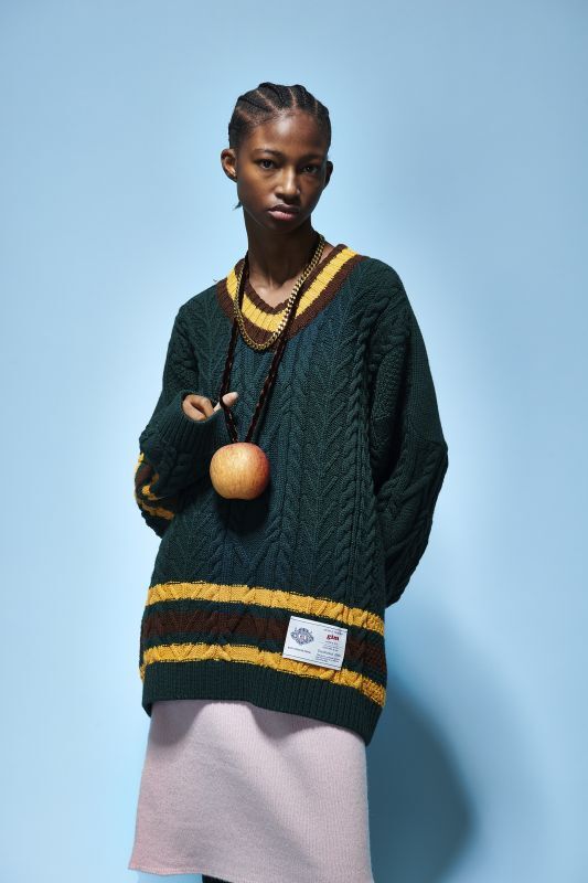 画像: gim context Knitted Hockey Jersey GREEN