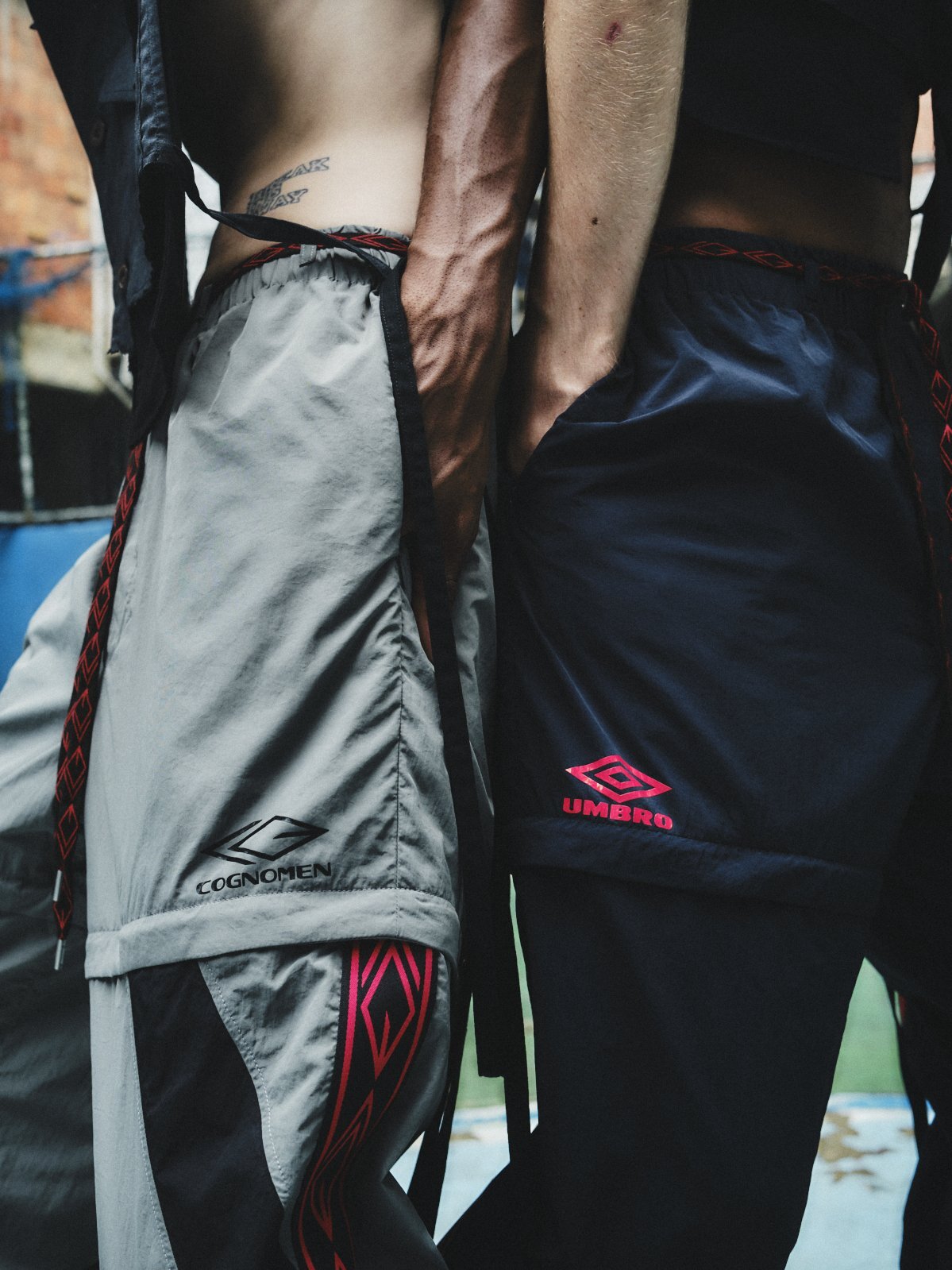 画像: COGNOMEN x UMBRO TRACK PANTS NAVY