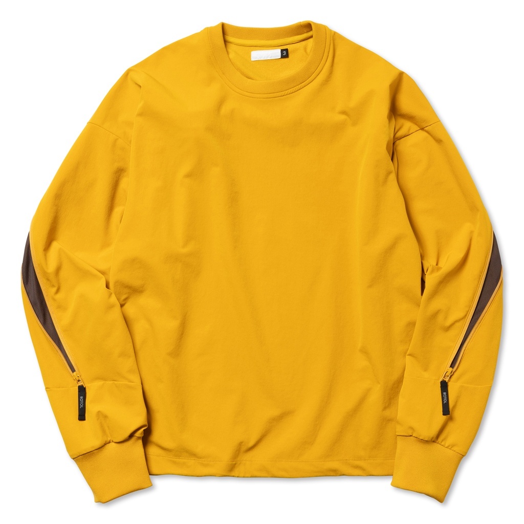 画像2: ROTOL VENTILATION TECK PULLOVER YELLOW (2)