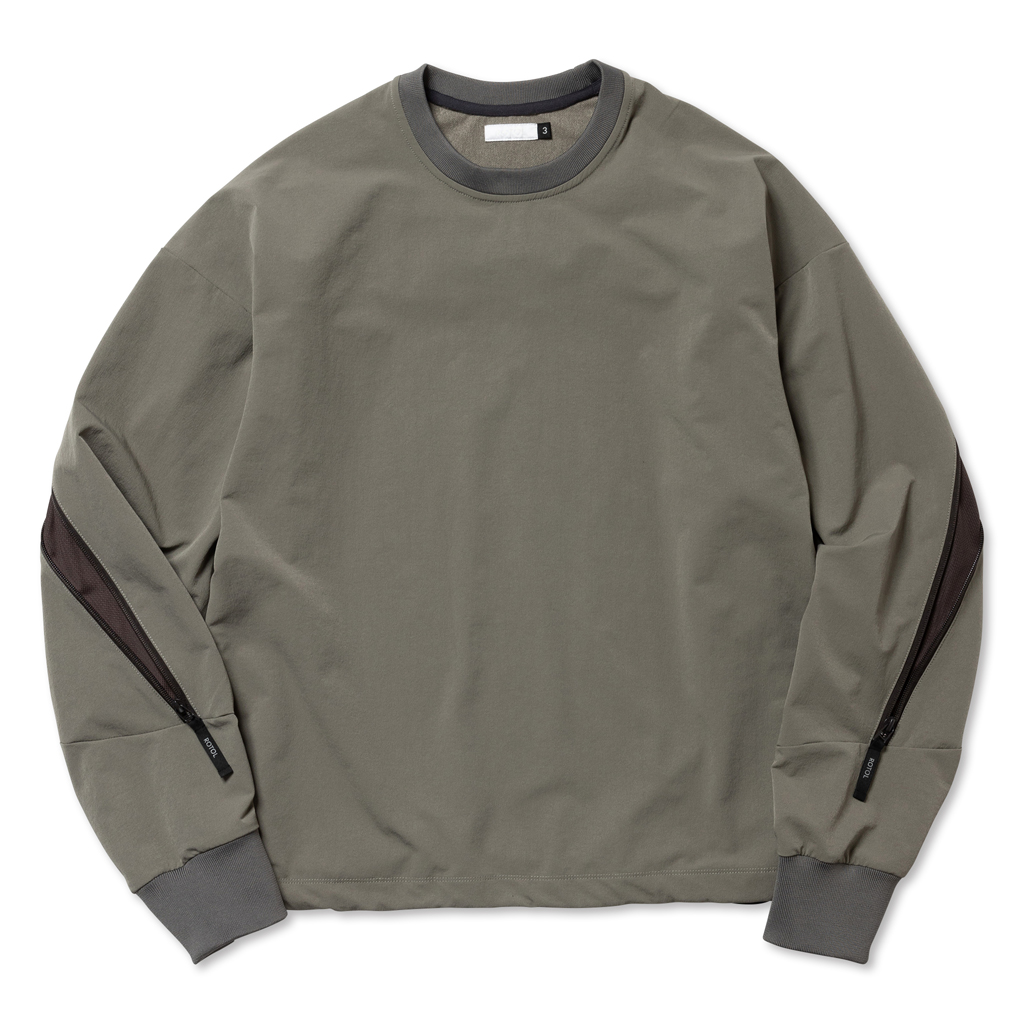 画像2: ROTOL VENTILATION TECK PULLOVER GRAY (2)