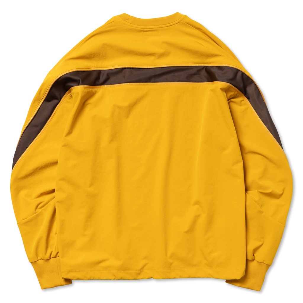 画像1: ROTOL VENTILATION TECK PULLOVER YELLOW (1)