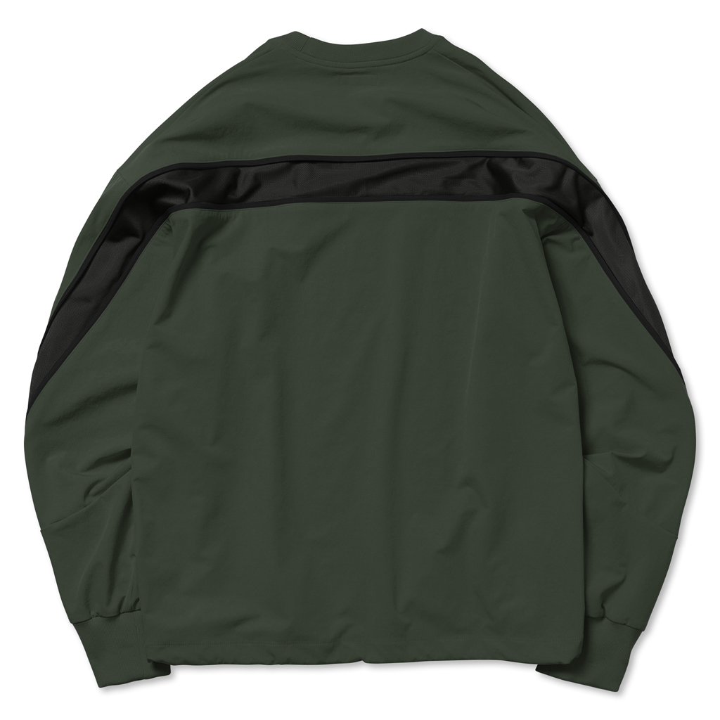 画像2: ROTOL VENTILATION TECK PULLOVER OLIVE (2)