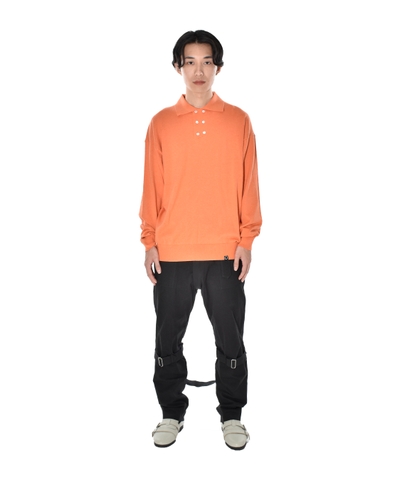 画像: PHINGERIN DOUBLE KNIT POLO ORANGE