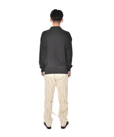 画像: PHINGERIN DOUBLE KNIT POLO CHARCOAL