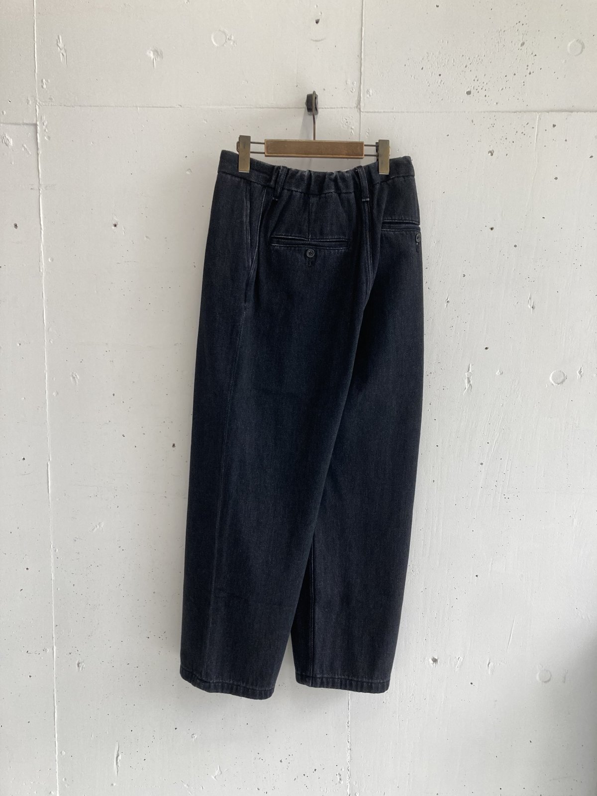 画像2: PWA LOOSE DENIM TROUSERS DEEP BLACK (2)