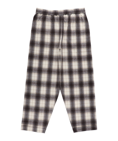 画像1: PHINGERIN NIGHT PANTS OMBRE PLAID BEIGE (1)