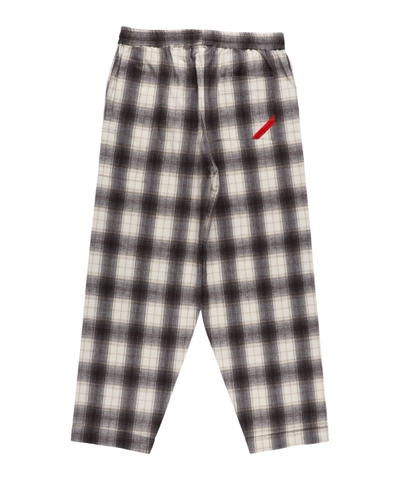 画像2: PHINGERIN NIGHT PANTS OMBRE PLAID BEIGE (2)