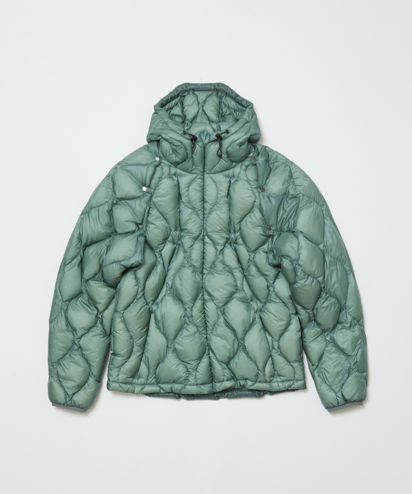 画像1: BAL / TAION REMOVABLE SLEEVE DOWN JACKET DARK MINT (1)